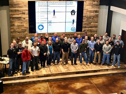 rigging principles attendees at US Cargo Control headquarters