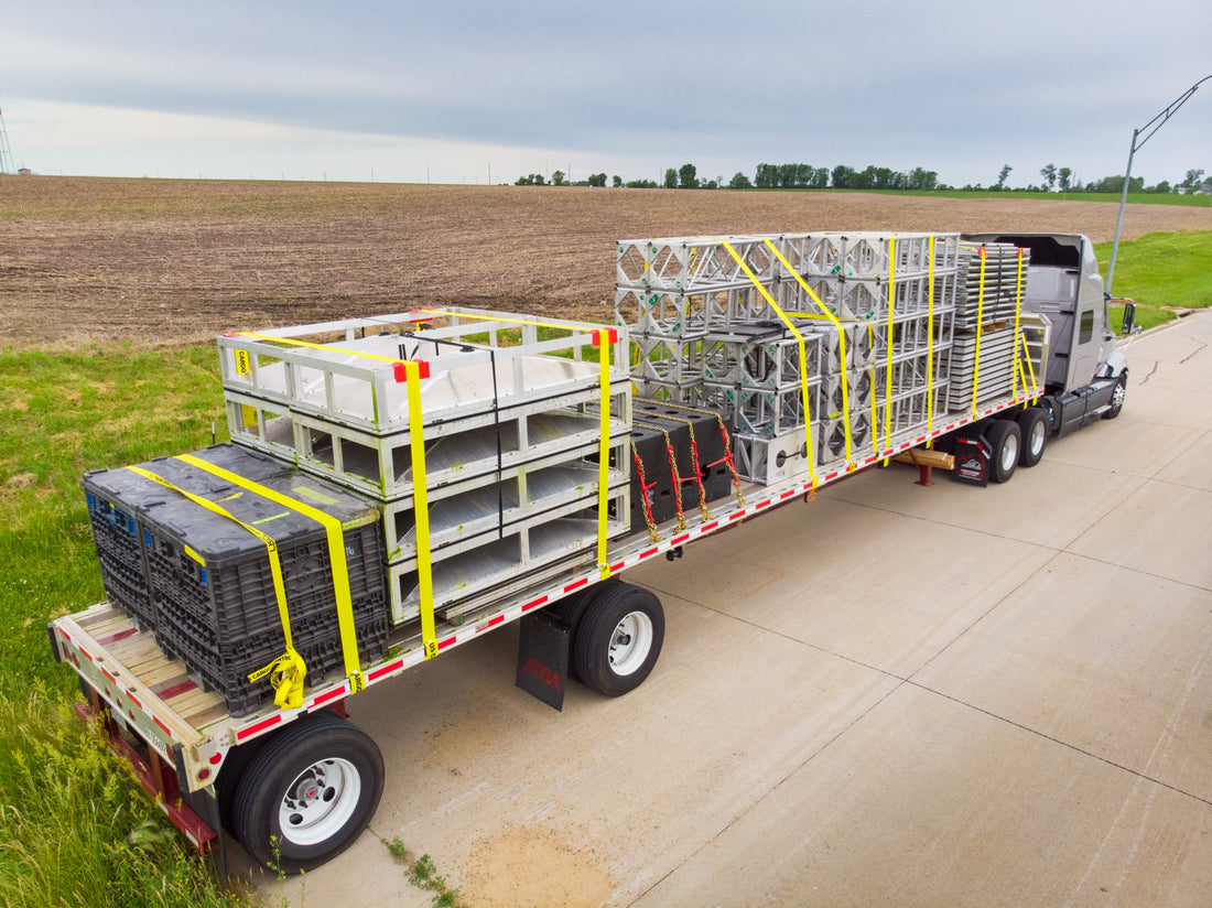 how many tie down straps do I need to secure my cargo