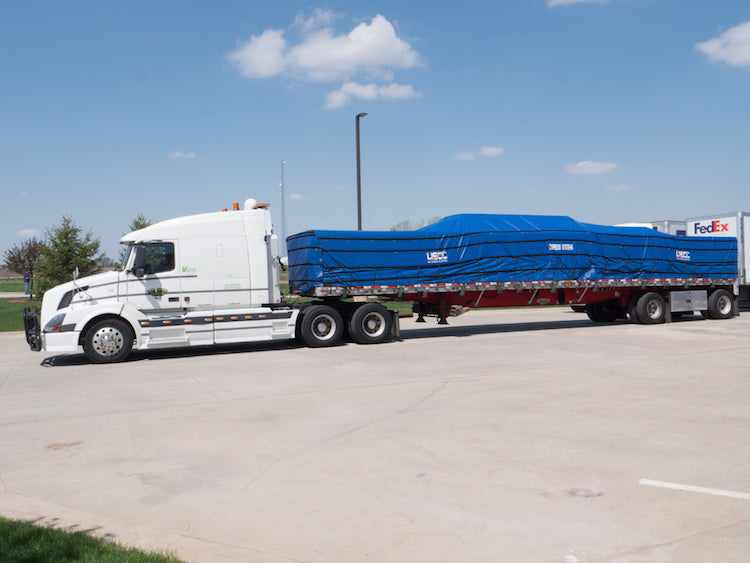 using a tarp on flatbed