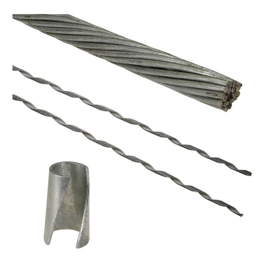 Guy Wire, Hardware, & Anchors