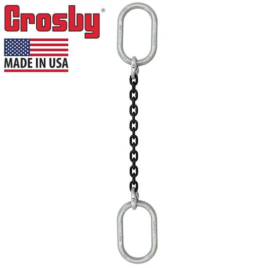 Crosby® Oblong Master Link Single Leg Chain Sling - Grade 100
