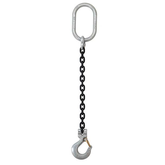 Sling Hook Single Leg Chain Sling - Grade 100