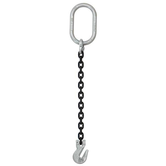 Grab Hook Single Leg Chain Sling - Grade 100
