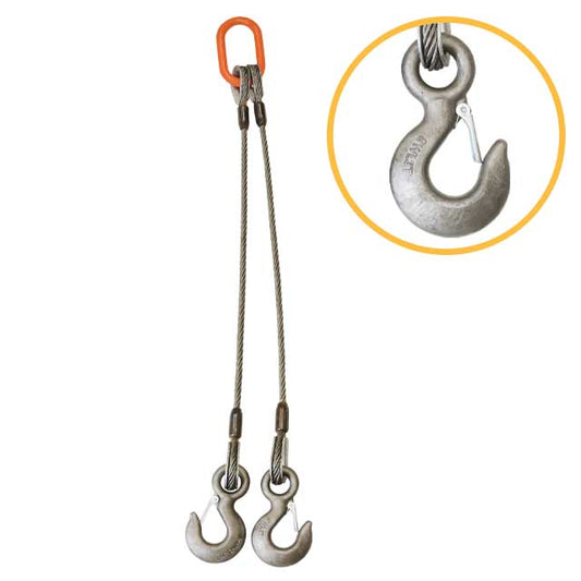 2-Leg Wire Rope Sling