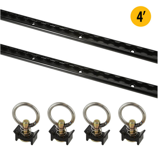 4' Motorcycle Tie Down Systems