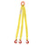 2 inchx12 foot (1 ply) Triple Leg Nylon Sling w Master Link & Sling Hook image 2 of 2