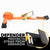18' ratchet strap - flat hook defender protects strap from abrasion
