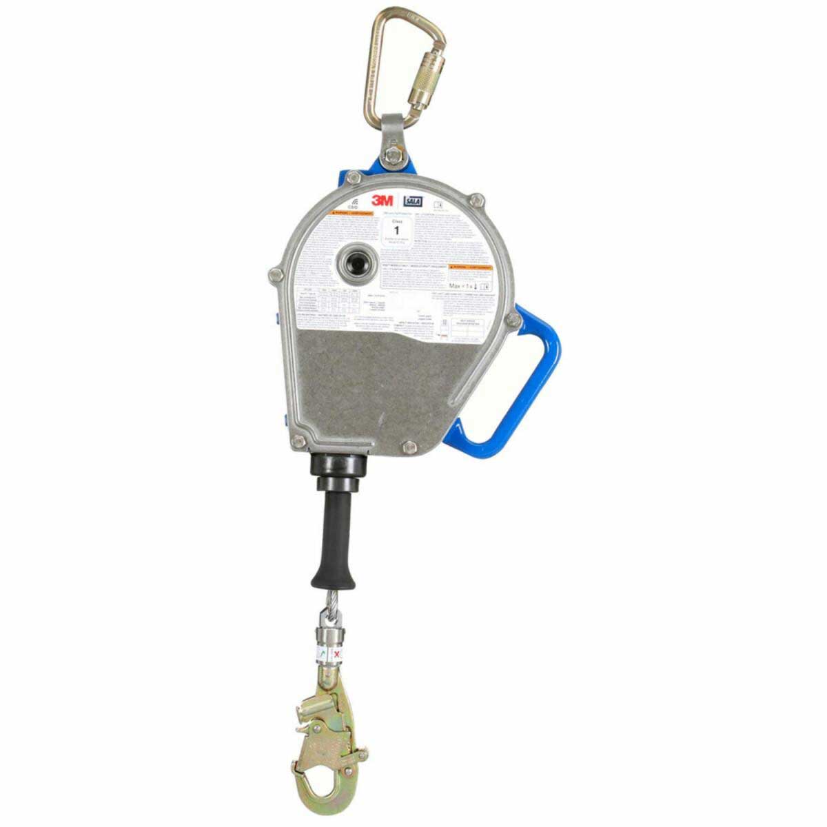 3M DBI-SALA Sealed-Blok Heavy-Duty 50' Cable Self-Retracting Lifeline | Swivel Snap Hook | 3400135