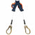3M DBI-SALA Nano-Lok Edge 8' Cable Self-Retracting Lifeline | Twin-Leg | Rebar Hooks | 3500276
