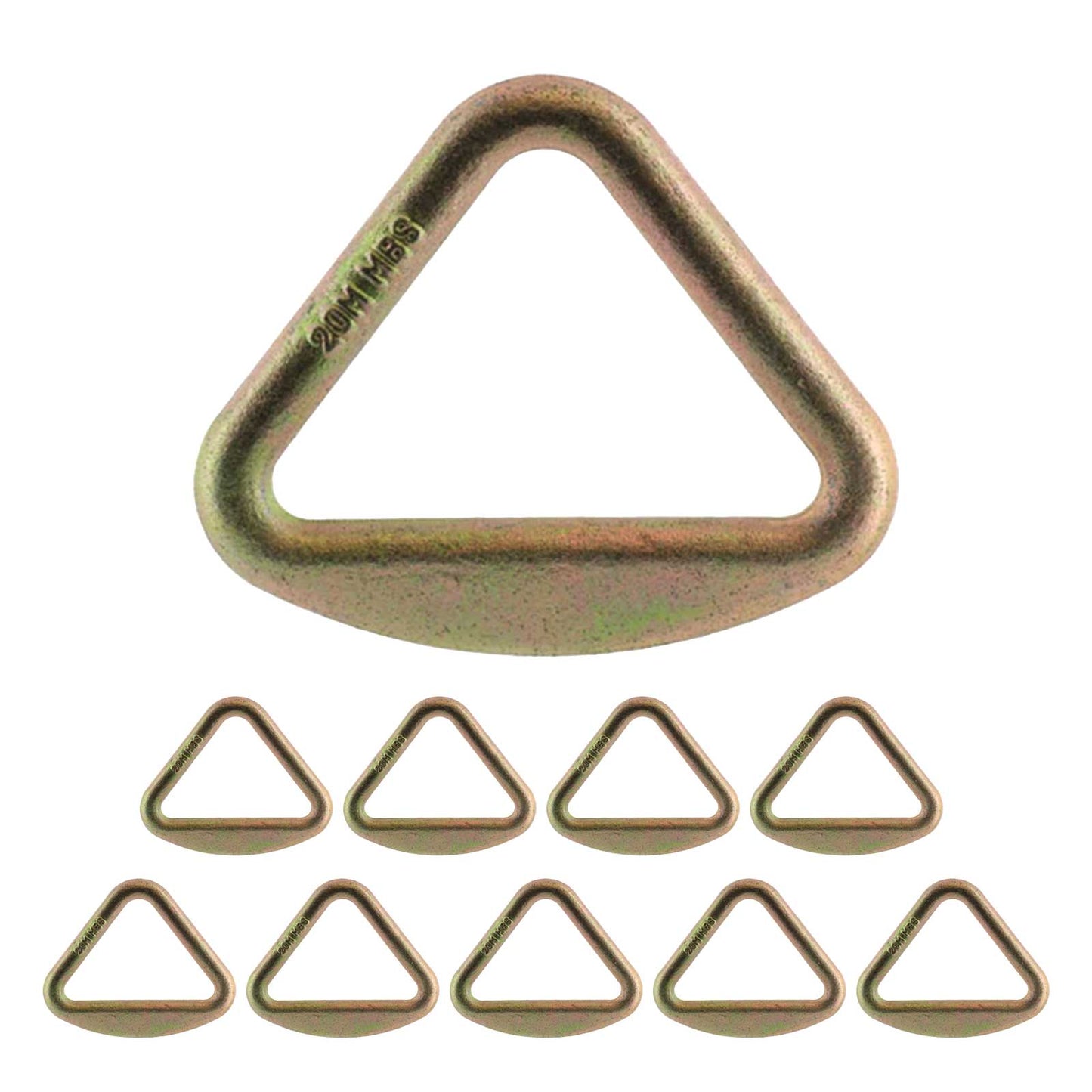4" Forged D-Ring | 20,000 lbs. BS - 10 Pack