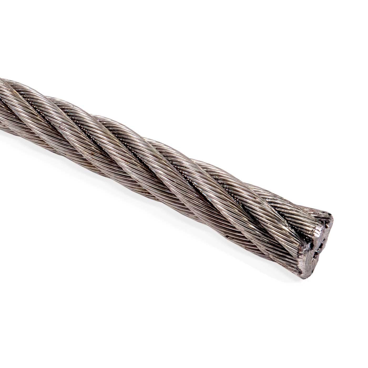 1/2" 6x37 stainless steel wire rope type 304 IWRC