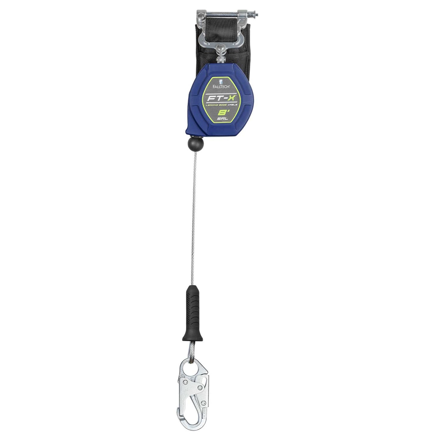 FallTech FT-X LE 8' Cable Self-Retracting Lifeline | Single-Leg | Snap Hook | 82808SP1