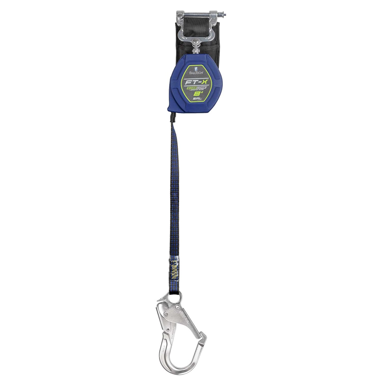 FallTech EdgeCore FT-X LE 8' Self-Retracting Lifeline | Single-Leg | Rebar Hook | 84108SP5