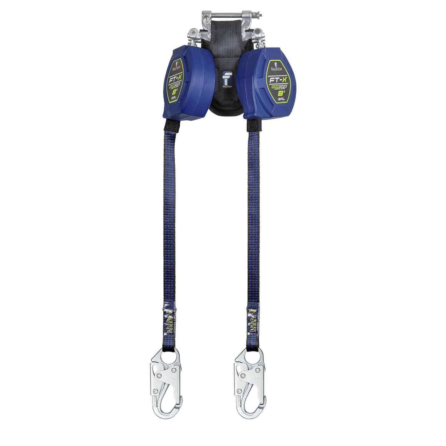 FallTech EdgeCore FT-X LE 8' Self-Retracting Lifeline | Twin-Leg | Snap Hooks | 84108TP1