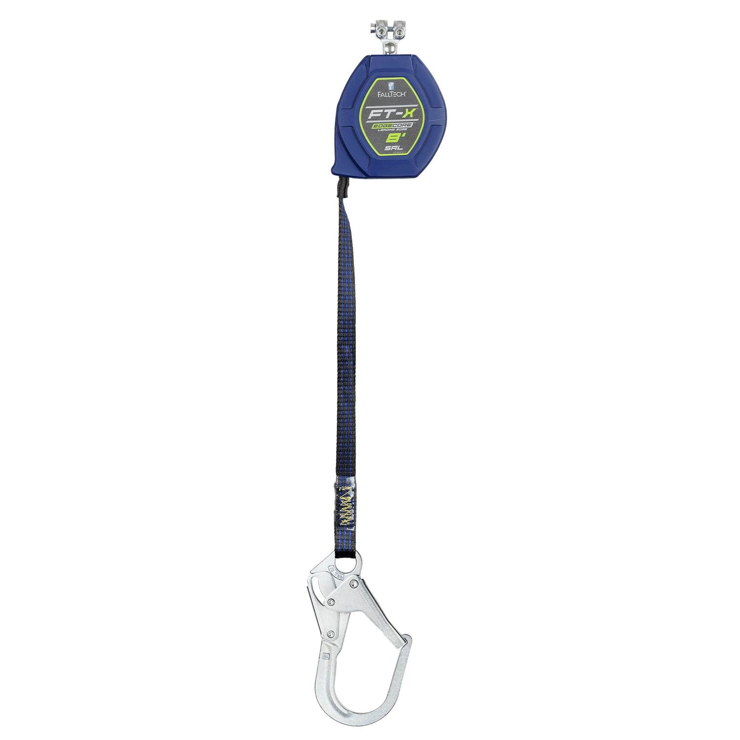 FallTech EdgeCore FT-X LE 8' Replacement Leg for SRL | Aluminum Rebar Hook | 84108RP5