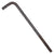 L shape concrete anchor bolt for wet cement