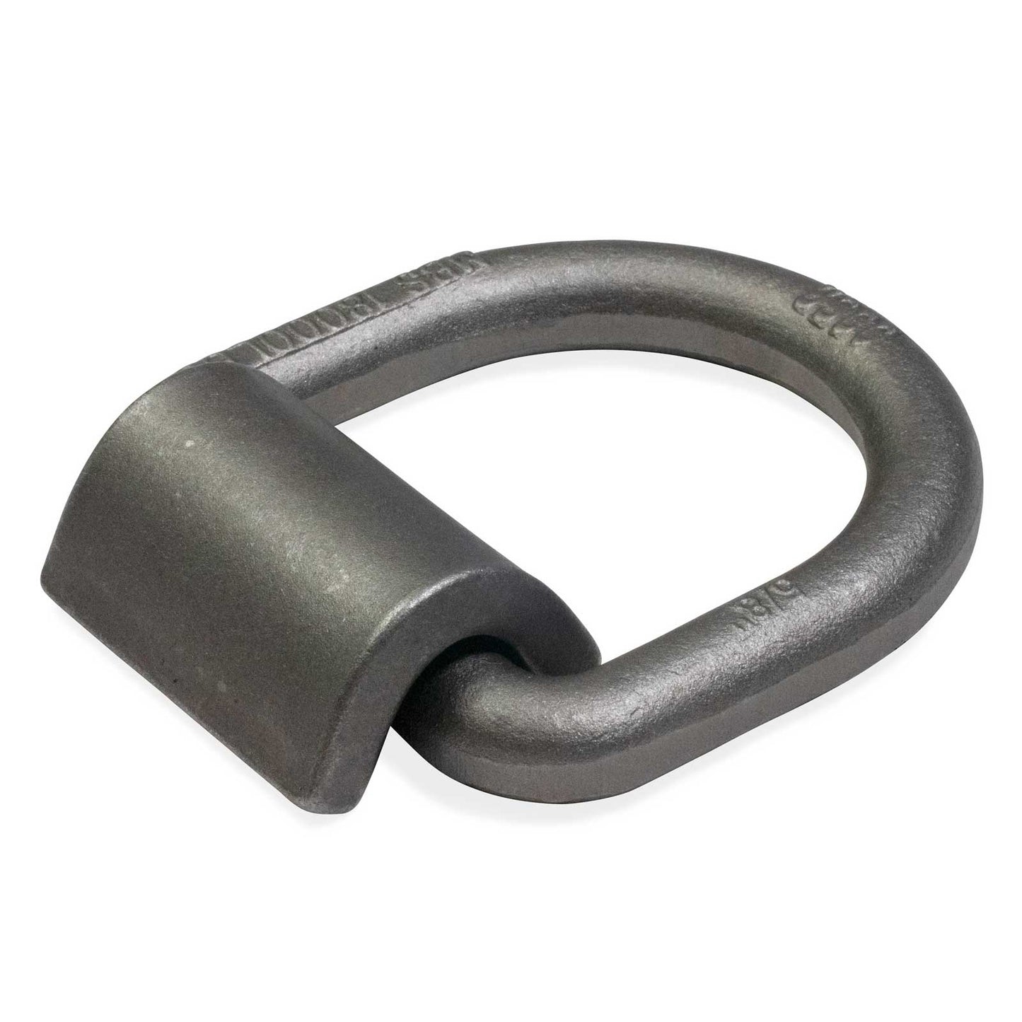 5/8" Weldable D-Ring with Mounting Clip - 18,000 lbs. BS
