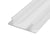 Plastic Channel Closure Strip - White
