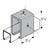 Flexstrut Trolly Beam Joint Support Drawing With Dimensions