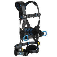 FallTech FT-One Full-Body Construction Harness w/ Trauma Straps | Belted | L | 8123BQCL