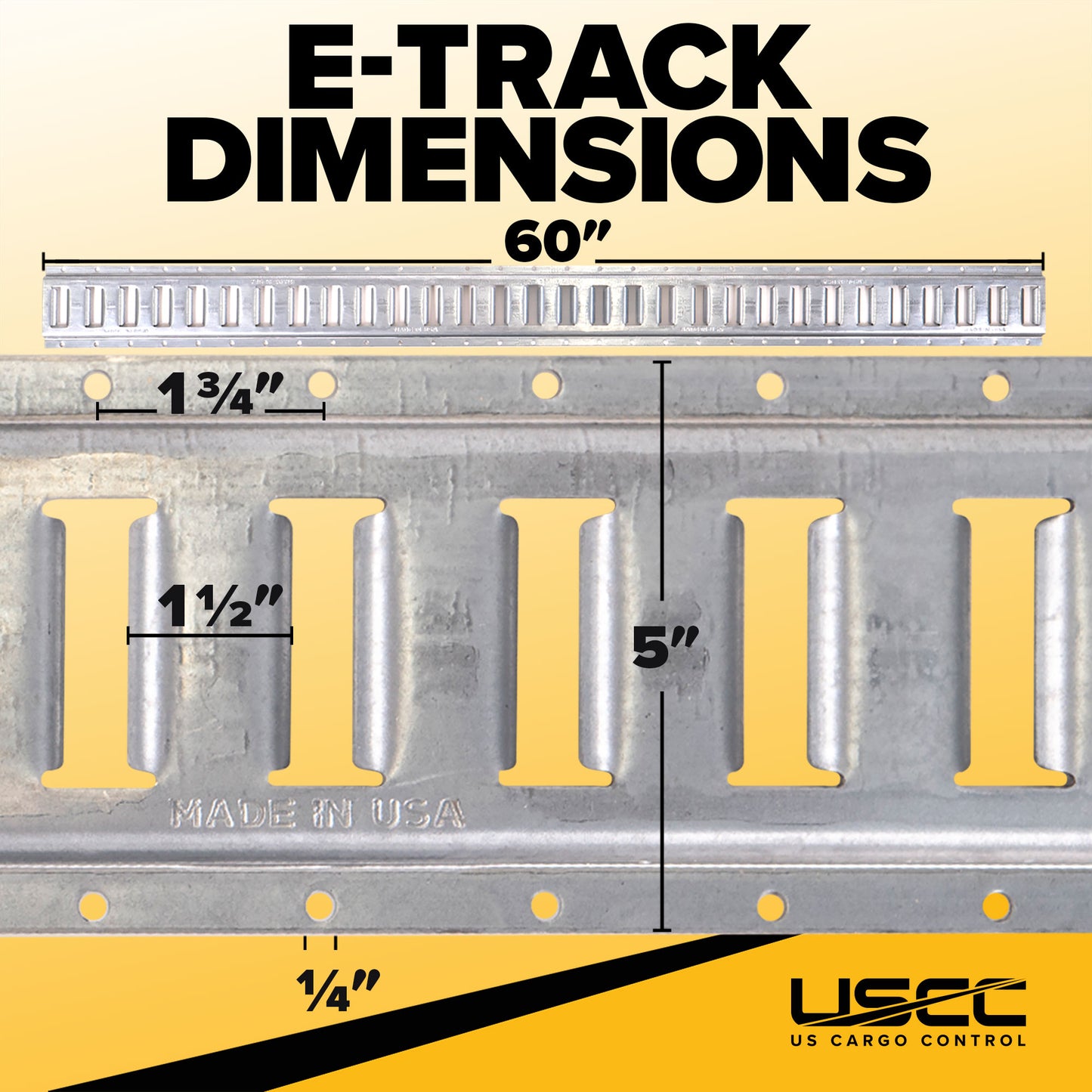 E Track Essentials Tie Down Rail Kit