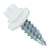 #12 x 34 inch Kwikseal Woodbinder Metal Roofing Stitch Screw Bright White Pkg 250 image 1 of 2
