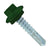 #12 X 1 inch Maxx Steelbinder Metal Roofing Screw Forest Green Pkg 250