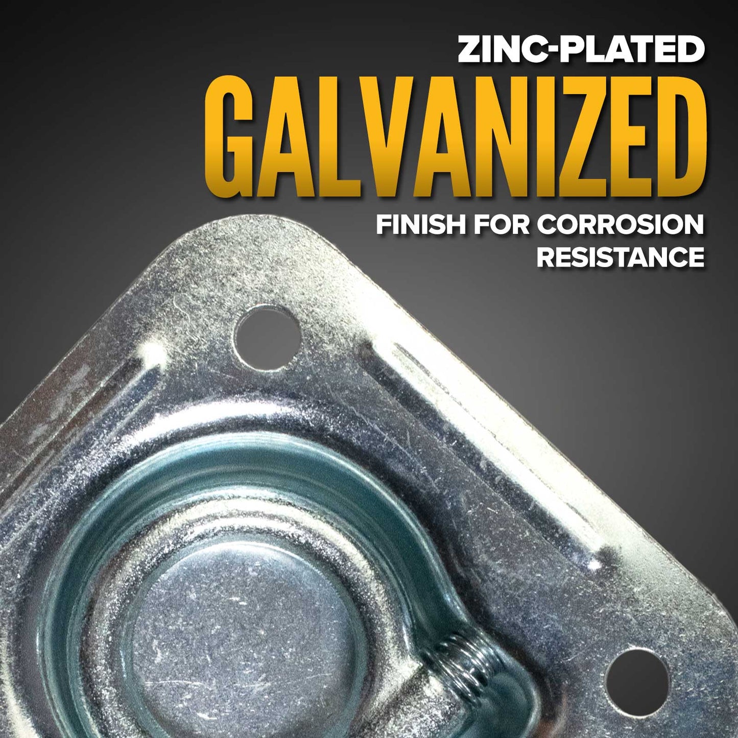 Bolt-On Recessed D-Ring - Galvanized - 5,000 lbs. BS