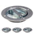 Bolt-On Recessed Swivel D-Ring - Galvanized - 6,000 lbs. BS | 4-Pack