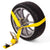 Side Mount Wheel Net with Ratchet and Flat Hook
