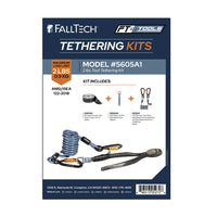 FallTech Tool Tethering Kit | 2 lb. Capacity | Stretch Coil with Tape-on Attachments & Tool Tape | 5605A1