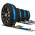 Wheel Strap with Etrack Fittings & 3 Rubber Blocks - 4 Pack