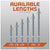 Red Head Trubolt Wedge Anchor, Zinc - Available Lengths in 3/4
