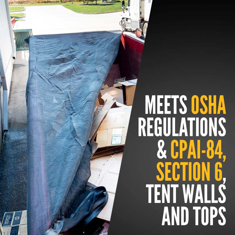 WS70 1/8" Light-Duty Debris Net - 15' x 30' Image 5