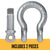 Screw Pin Anchor Shackle - Chicago Hardware - 3/16