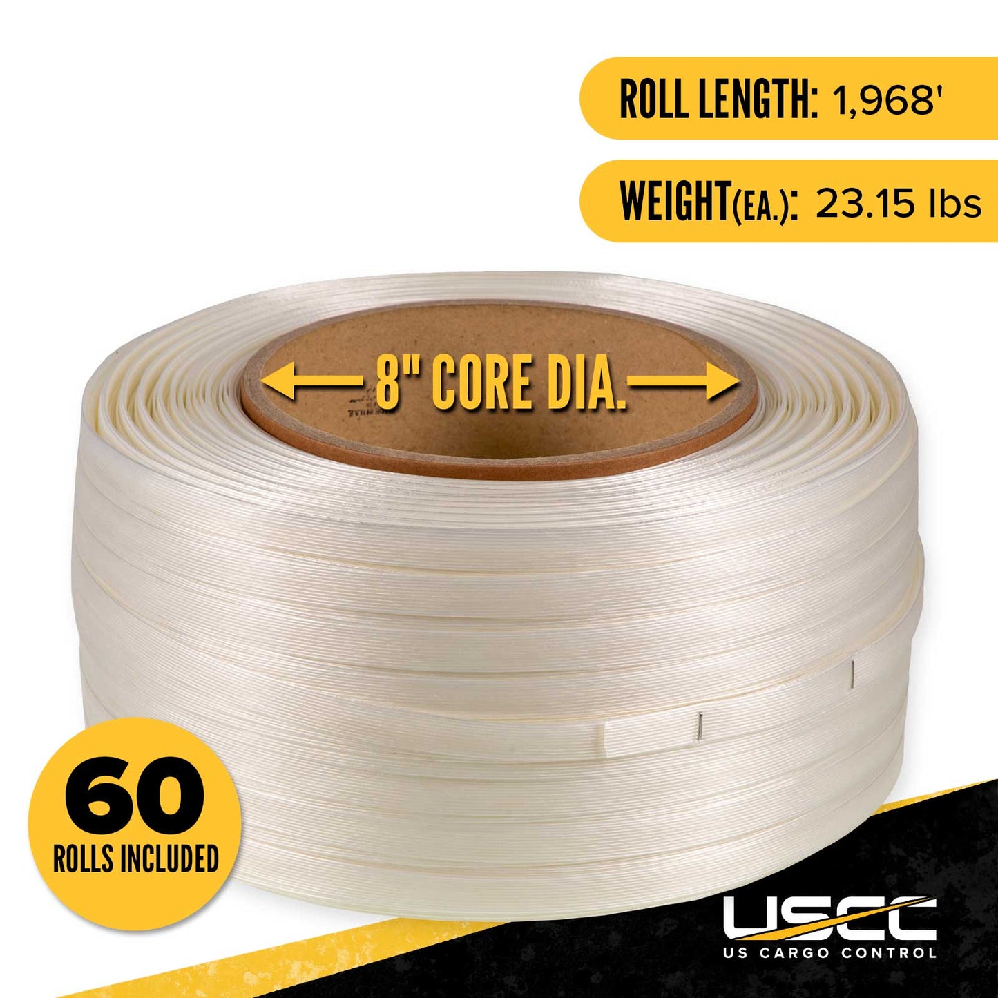 Cordstrap 3/4" x 1969' Composite Corded Strapping - Pallet