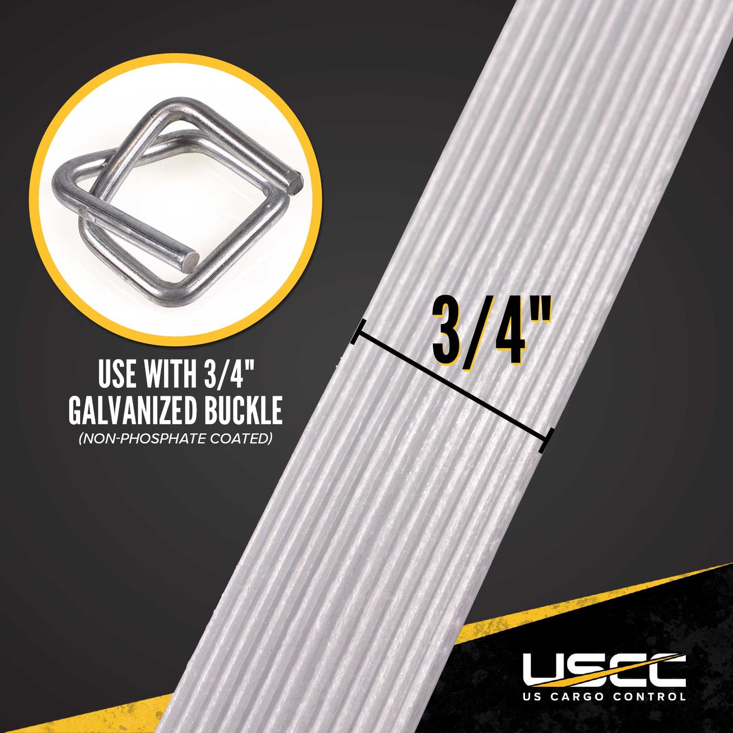 Cordstrap 3/4" x 1968' Composite Corded Strapping