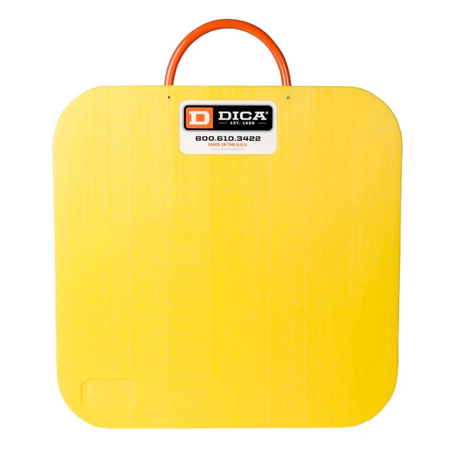 DICA 18x18 1" yellow outrigger pad