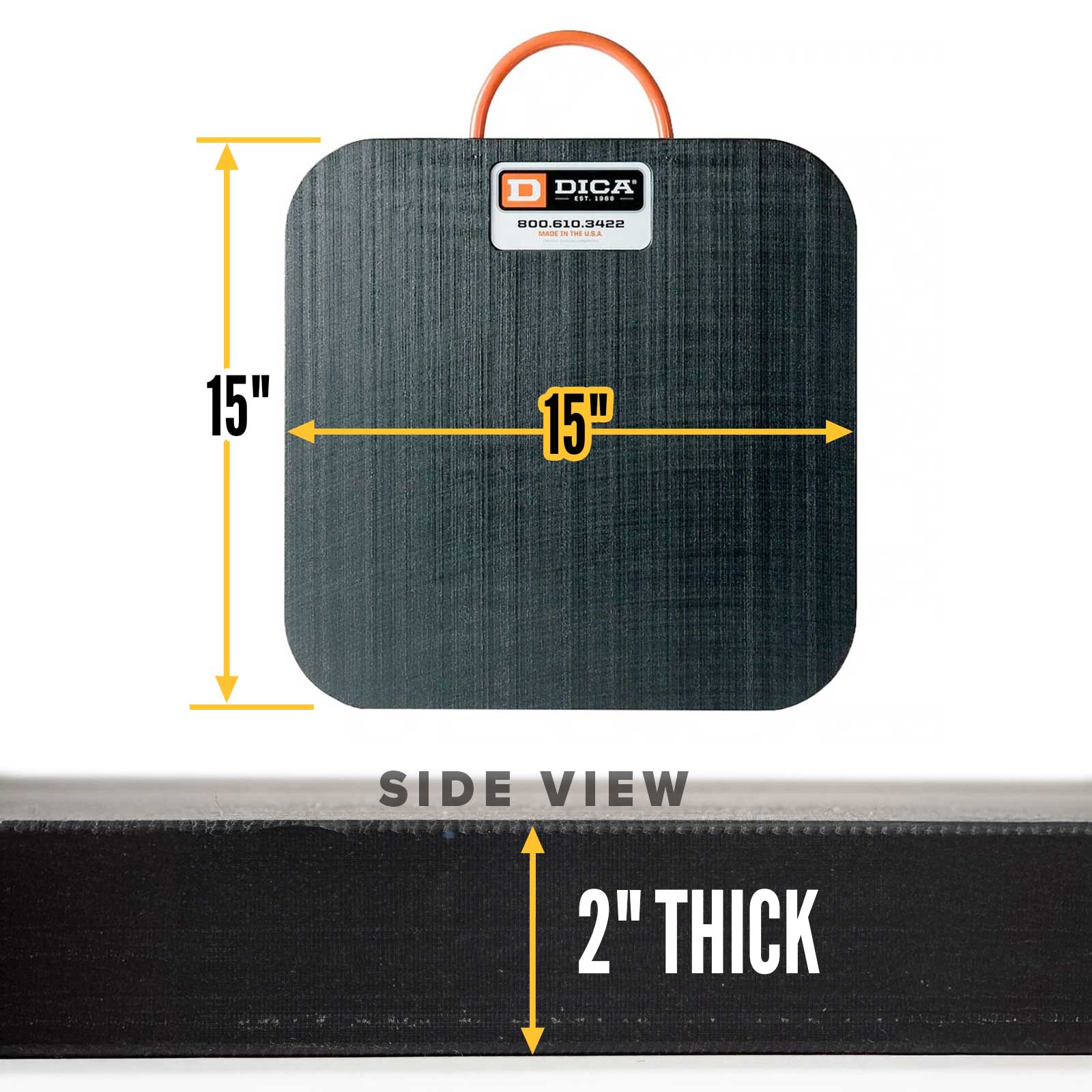 15x15 2" outrigger pad specs