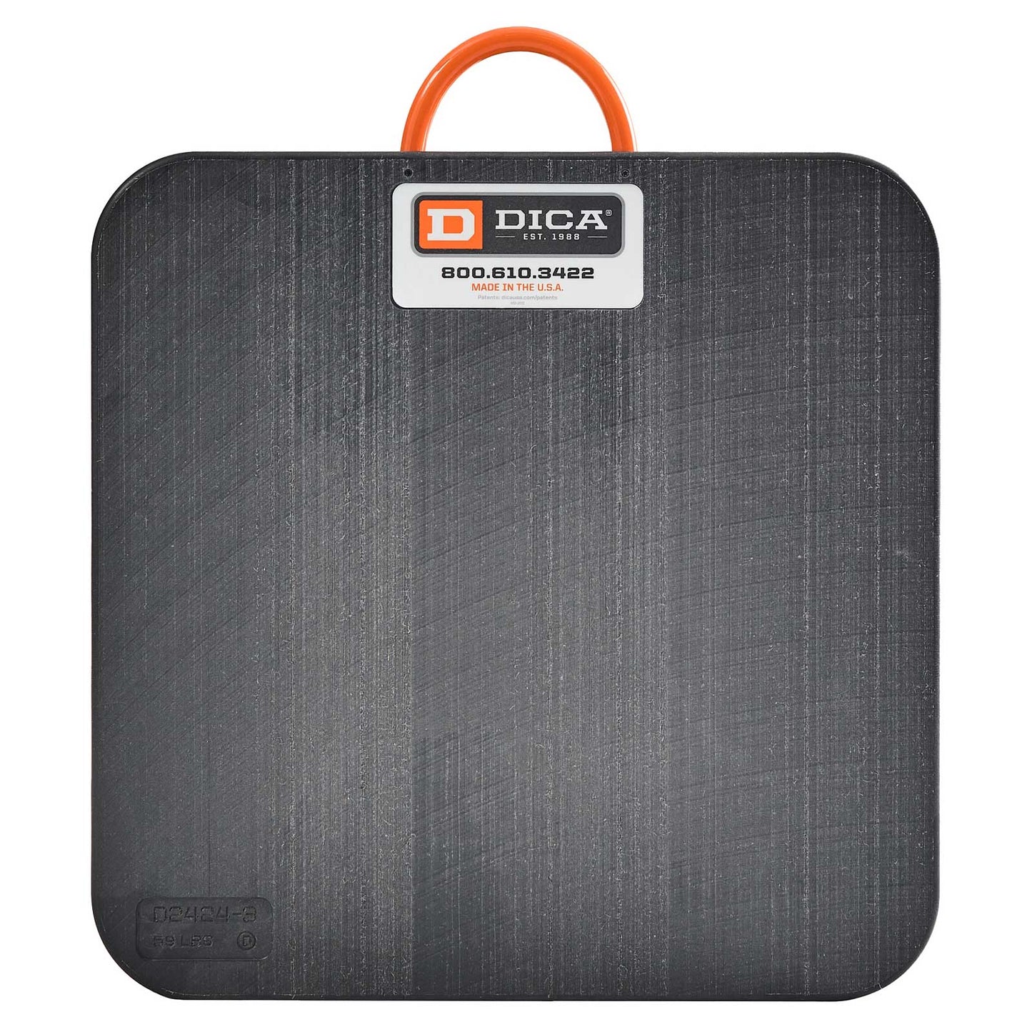 DICA 24x24 3" black outrigger pad