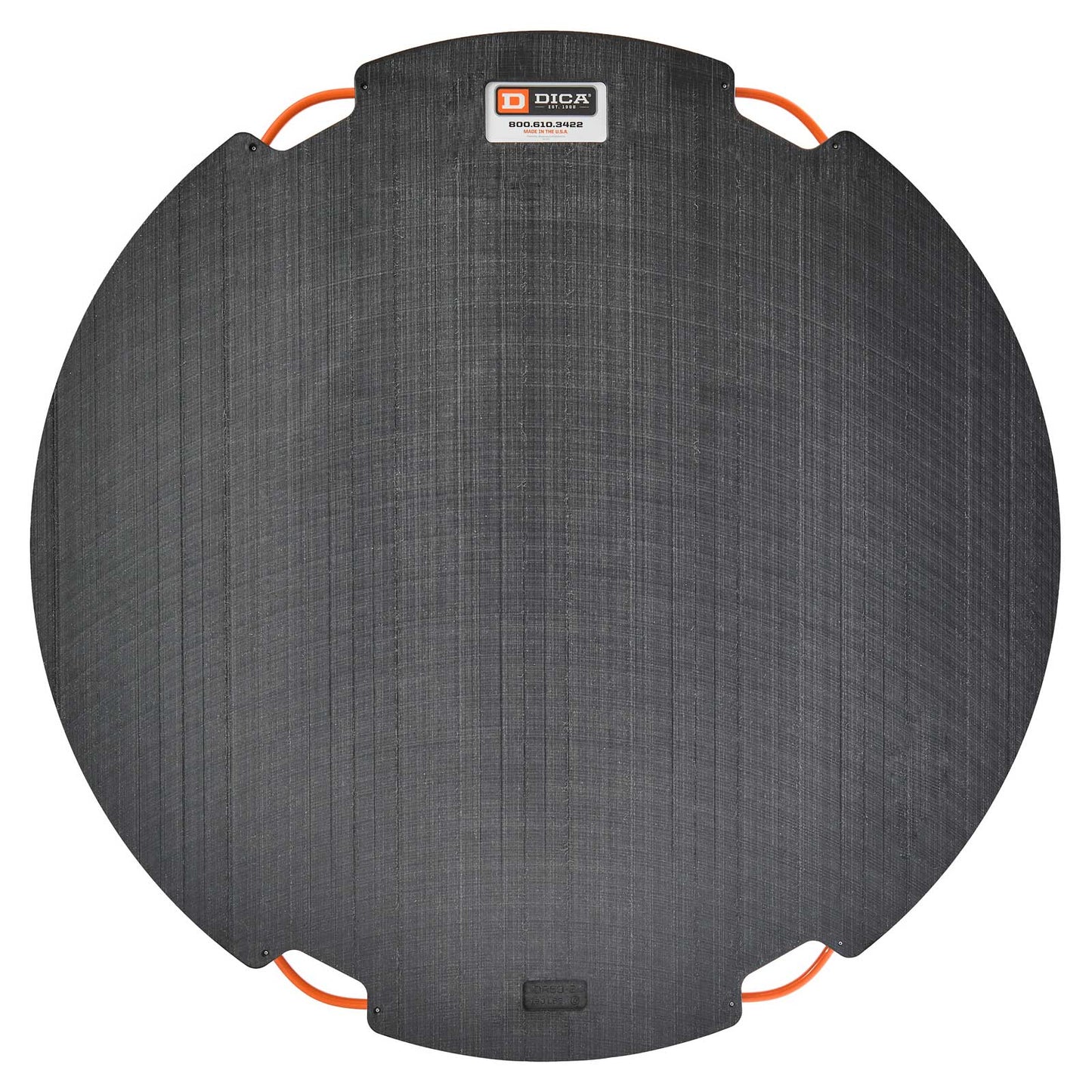 DICA 60" round 3" black outrigger pad