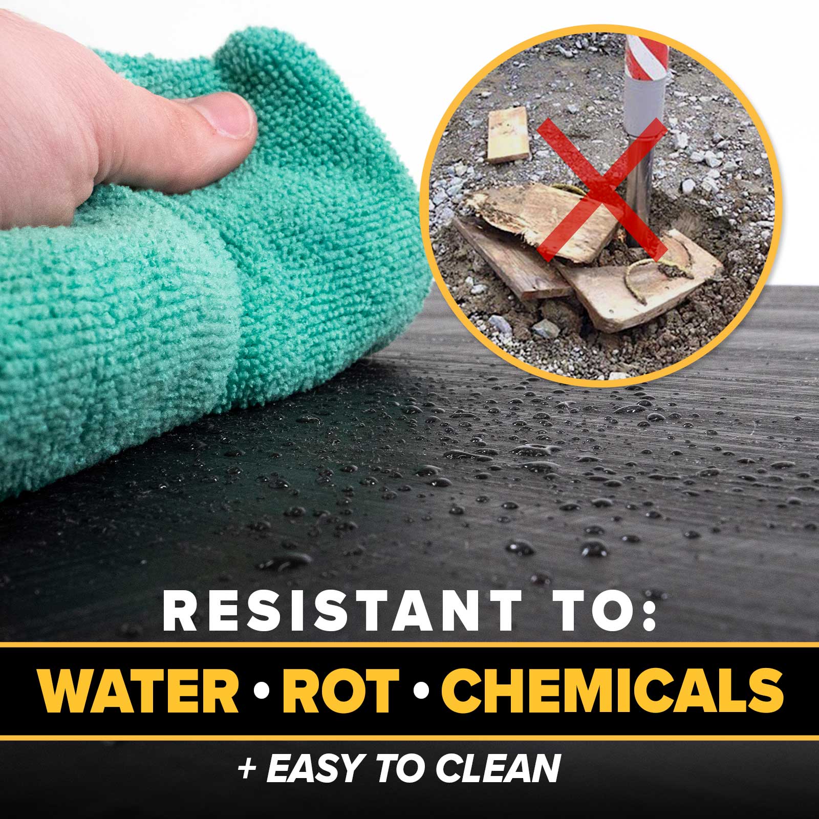 waterproof outrigger pads last longer than wood outrigger pads