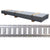 Galvanized 5' Horizontal E Track | 100-Pack (Pallet)