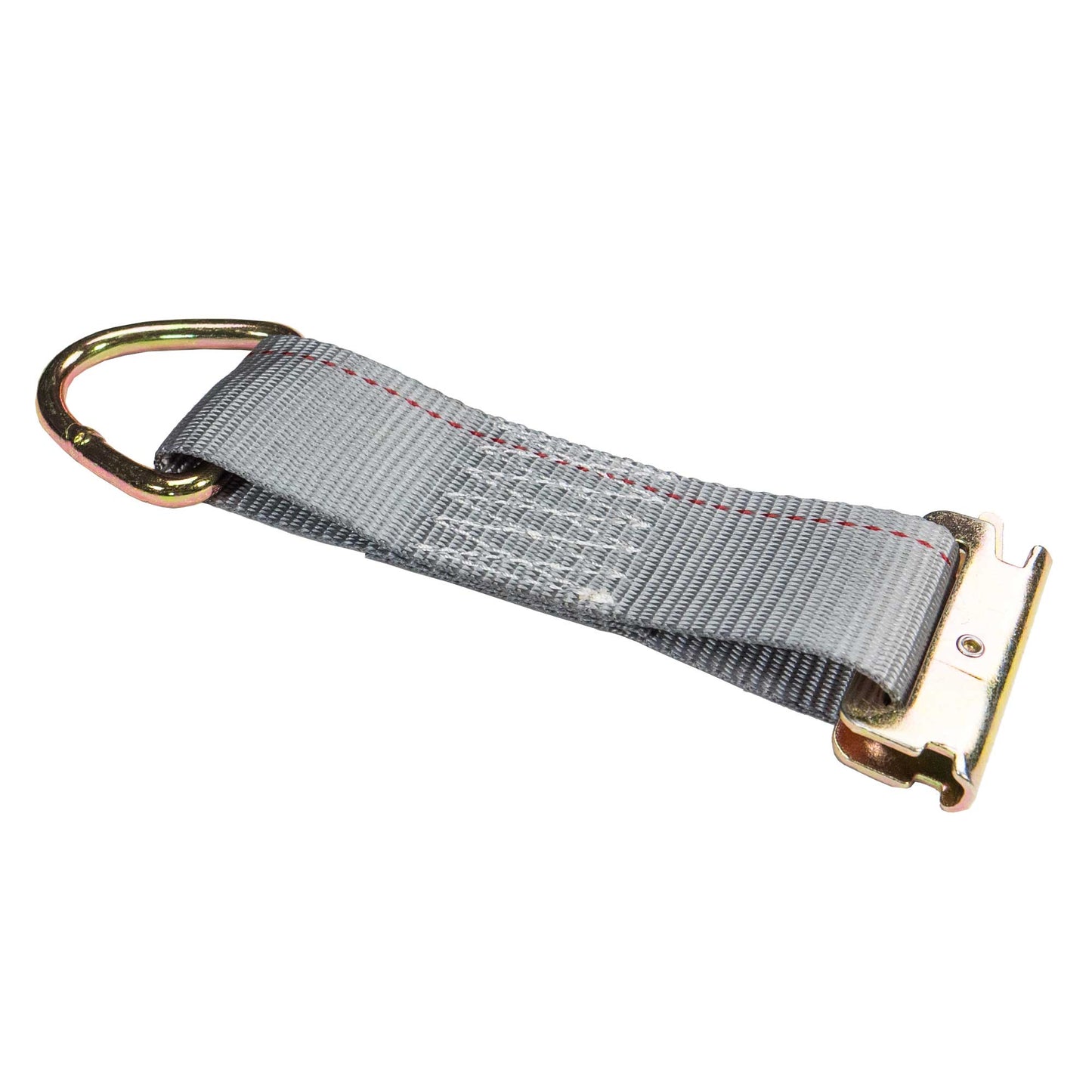 6" gray e track tie-off strap