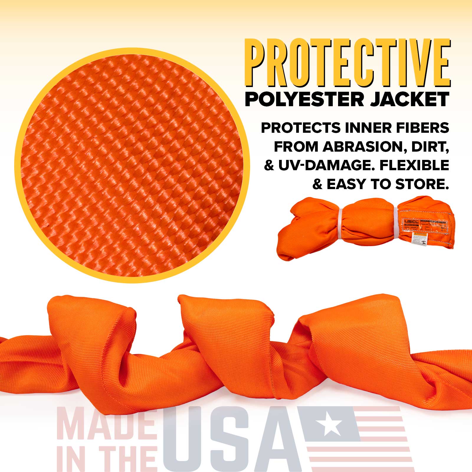 poly roundsling protective jacket