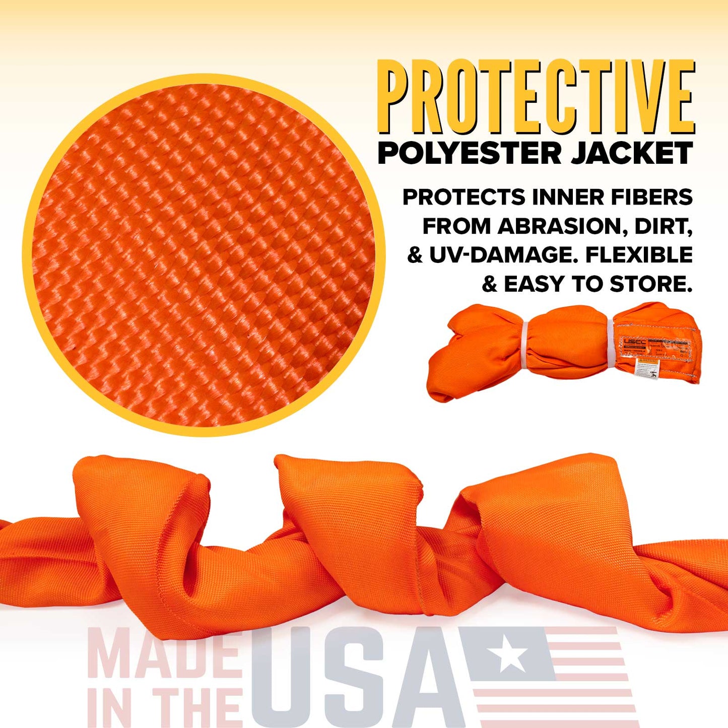 poly roundsling protective jacket