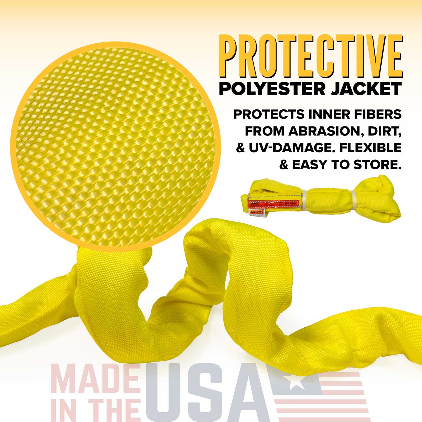poly roundsling protective jacket