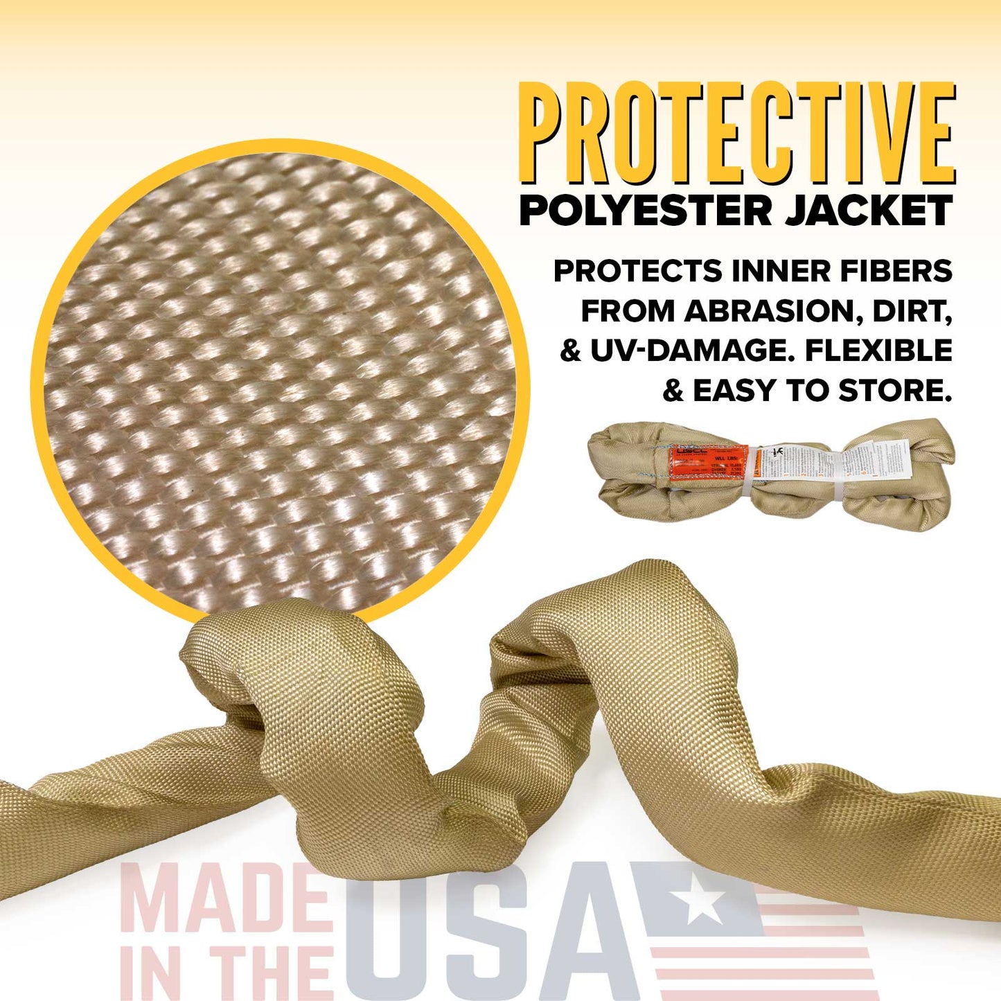 poly roundsling protective jacket