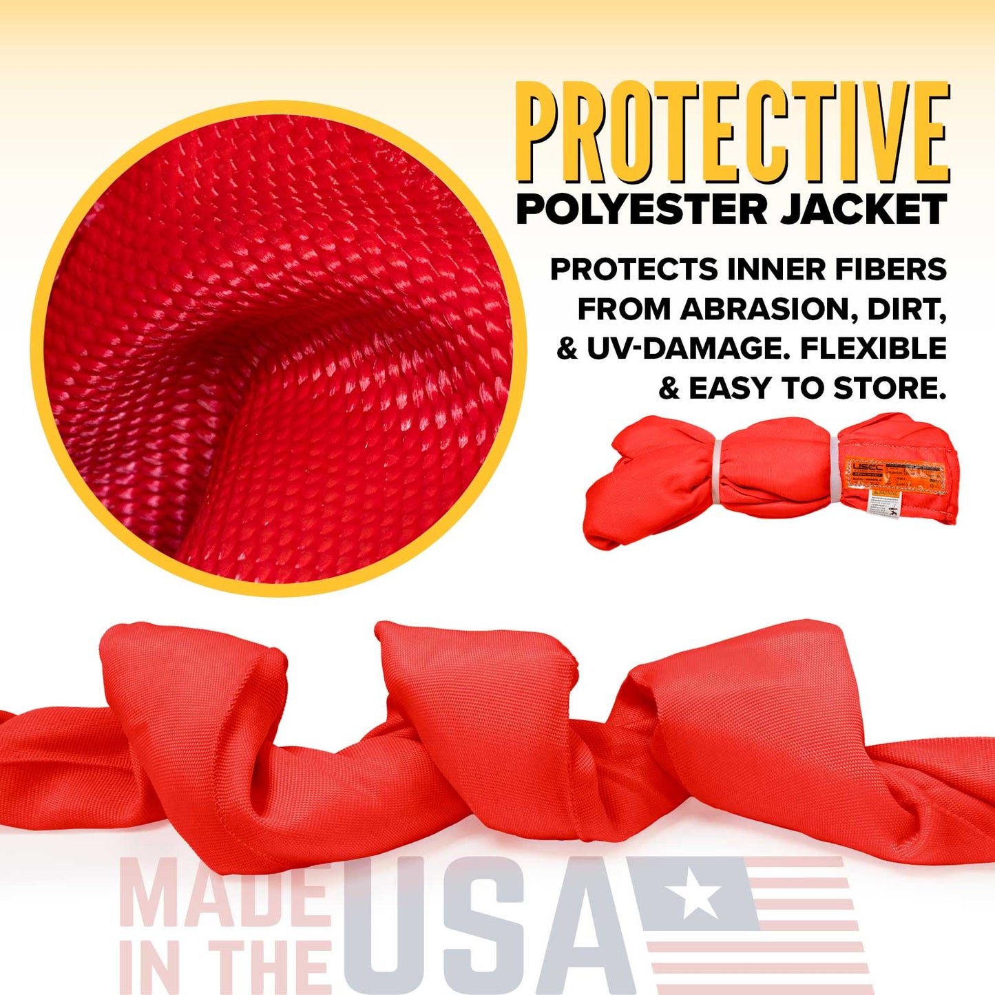 poly roundsling protective jacket