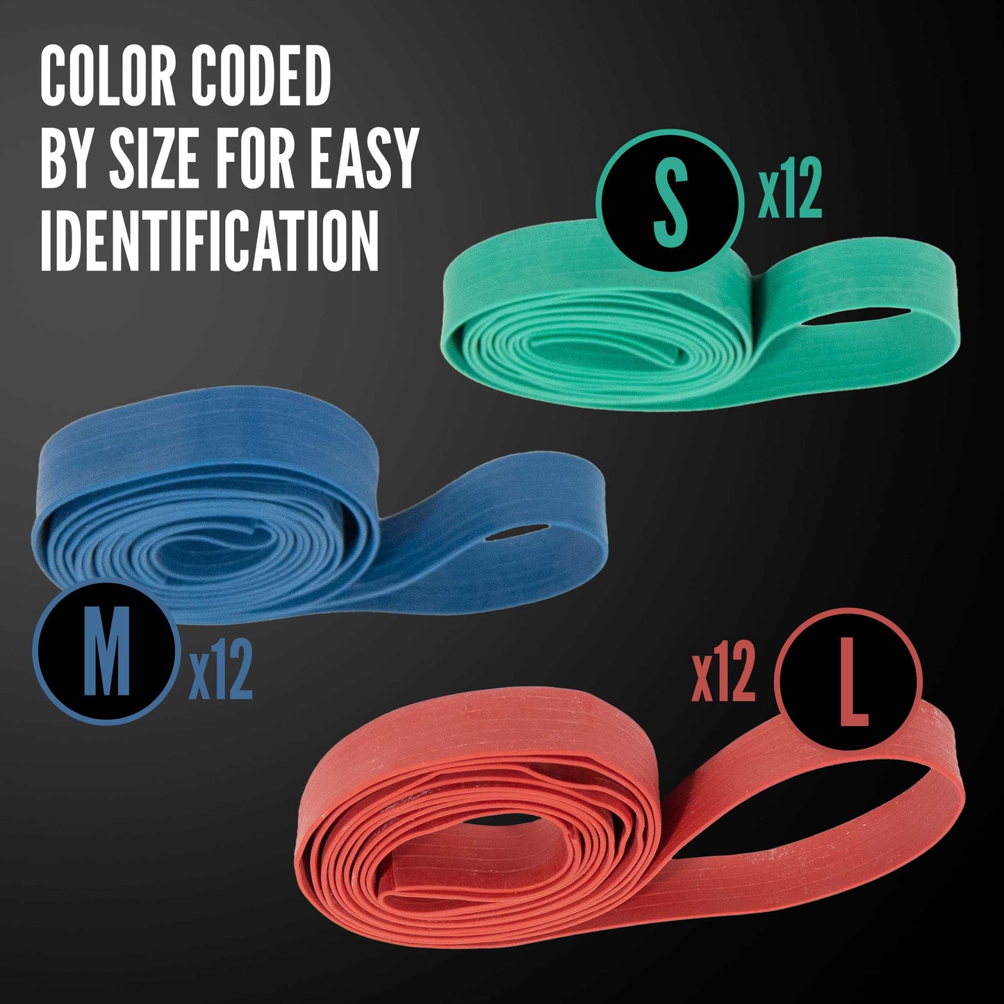 Extra Large Moving Bands Multi-length - 36 Pack